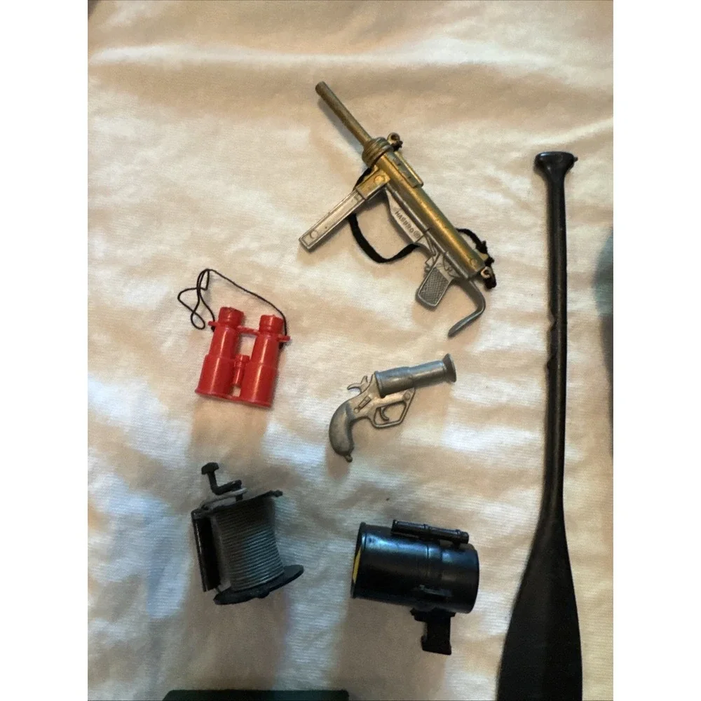 Vtg GI JOE The Adventure Of Secret Mission To Spy Island Accessories Set Look!
